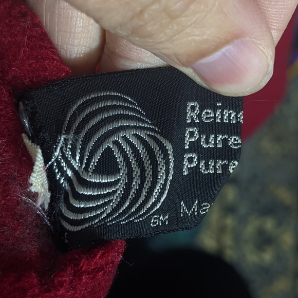 Vintage Nordic Zip Front 40s/50s Era Cardigan Sz L - Picture 13 of 14